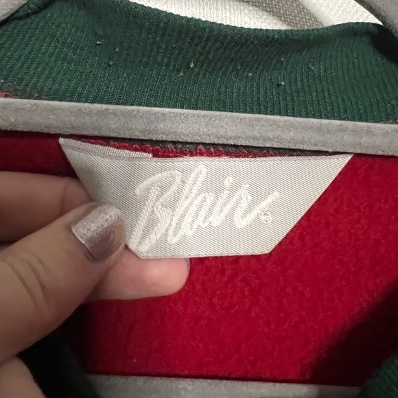 Vintage Blair Red and Yellow Birdhouse Cardigan Sweater XXL - Picture 3 of 9